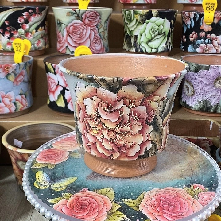 景德镇精品瑶晨美盆15.5/13