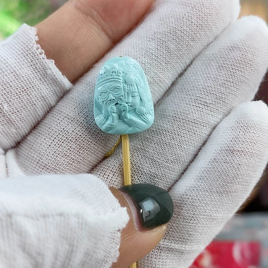 绿松石珠宝奇石未镶嵌