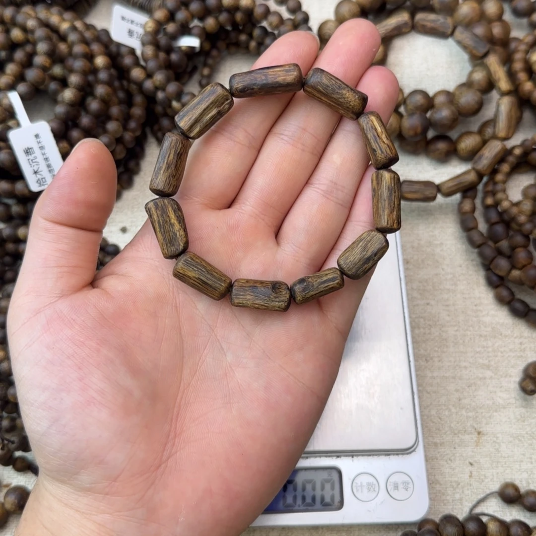 沉香沉香碎屑+9mm树心油单圈