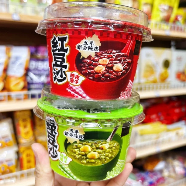 6杯特惠果不离红豆沙 绿豆沙夏季饮品配料干净