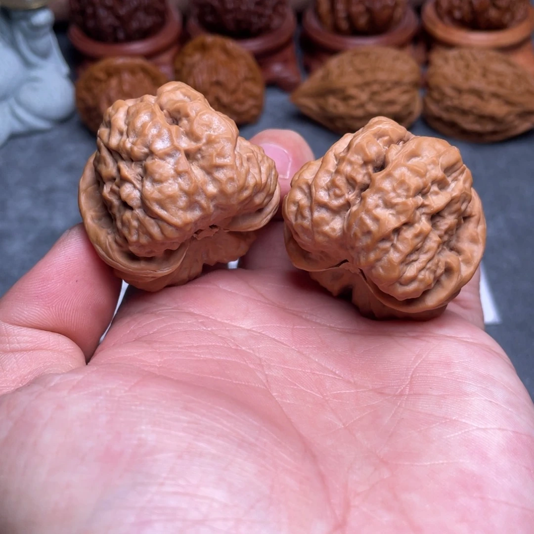 文玩核桃吊坠老*。41怀柔天意神珠蛤蟆头