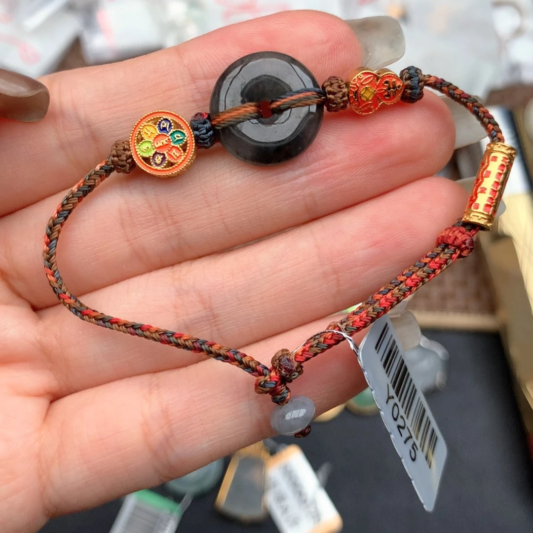 银S925镶嵌挂件翡翠