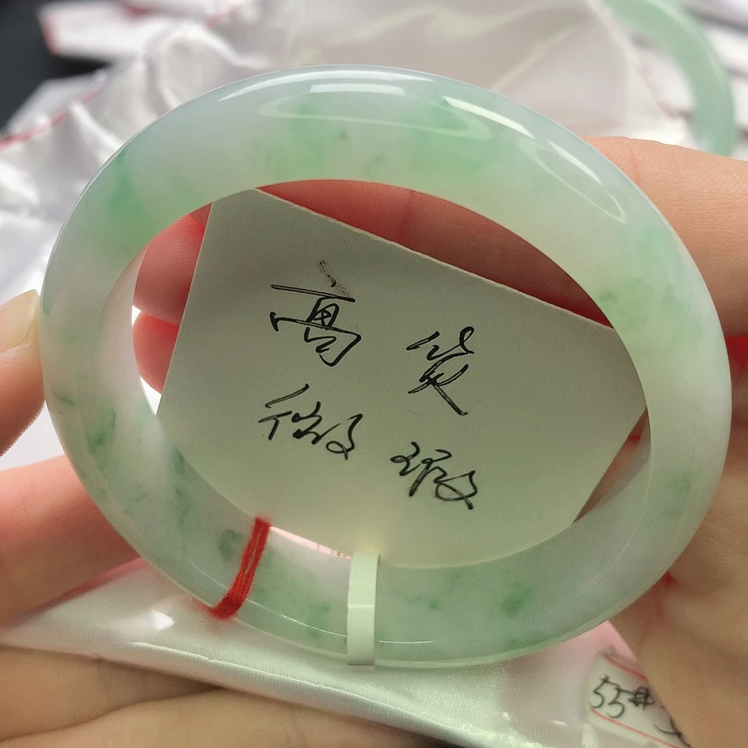 翡翠未镶嵌手镯缅甸5455