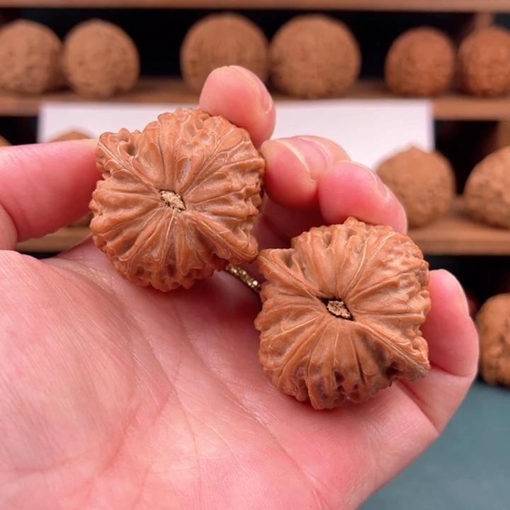 38尺山地红皮磨盘核桃