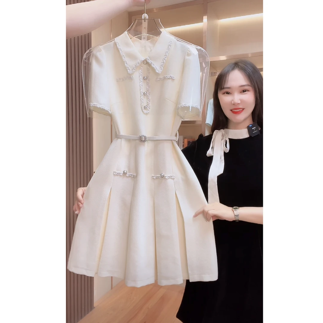 【现货 下午发】1625夏季2025新款气质西装连衣裙
