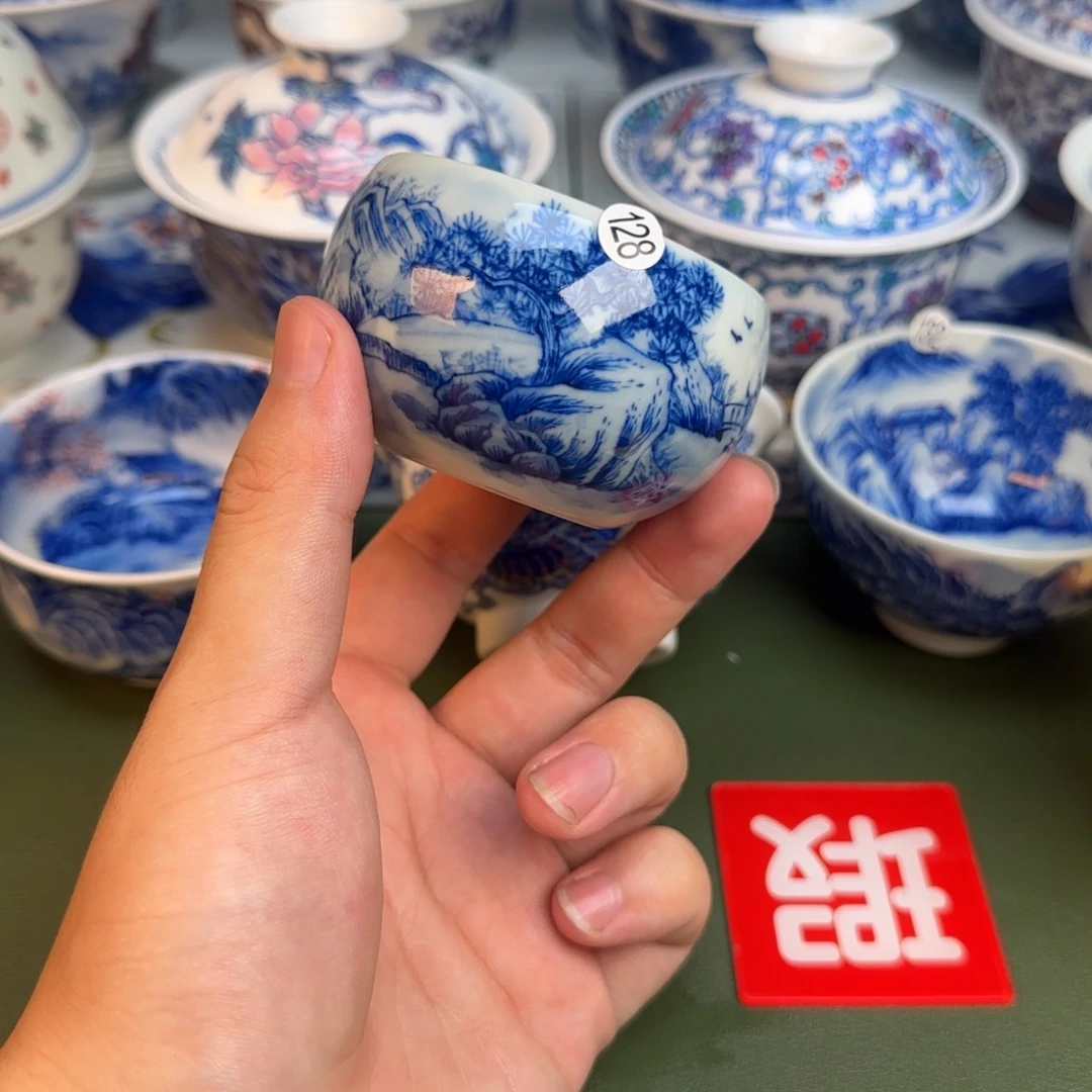 彦祖纯手工手绘茶具128