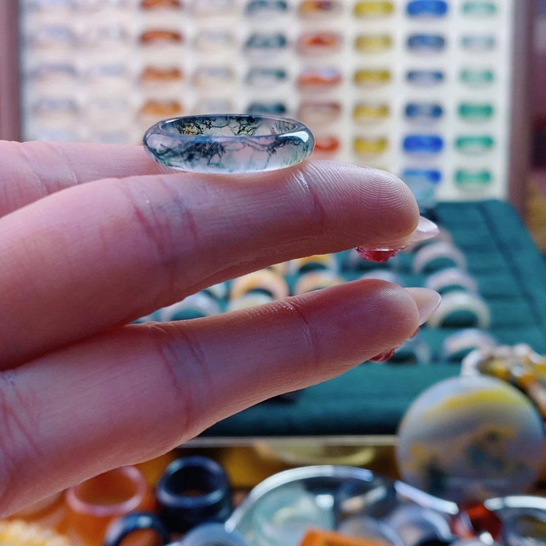 玛瑙/玉髓戒指未镶嵌L*.