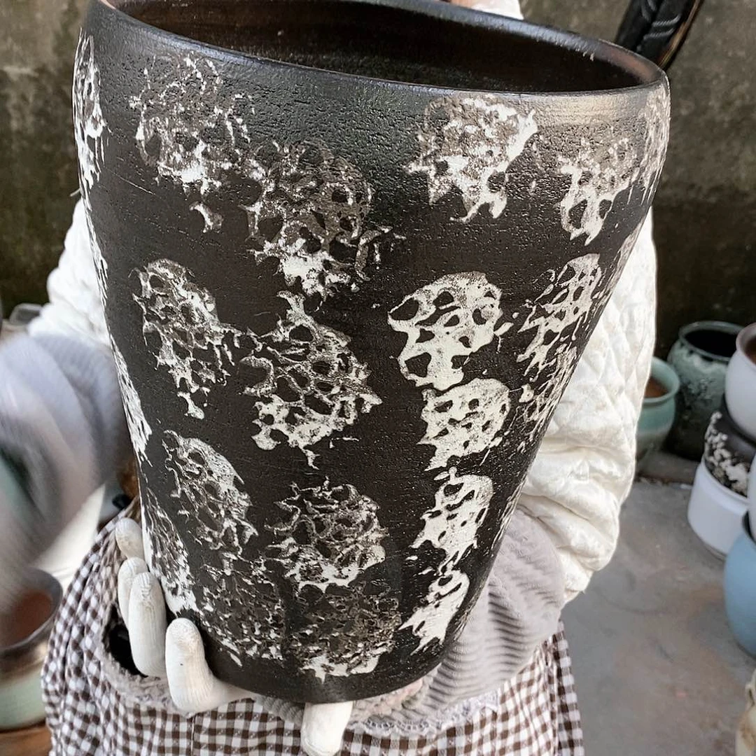 紫砂花盆正品口25高30