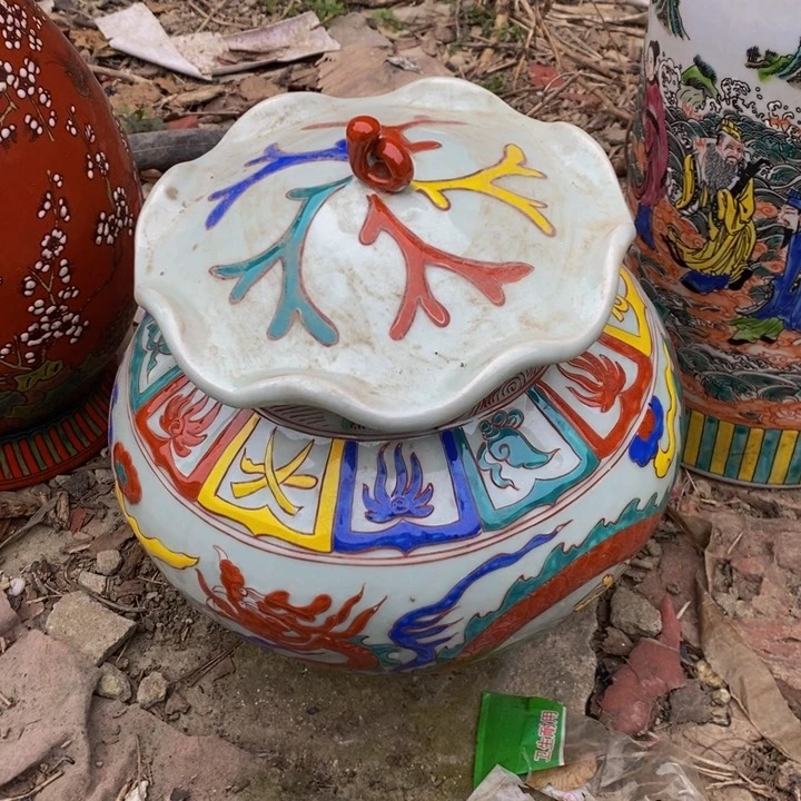 摆件陶钱****0瓷器工艺品摆件