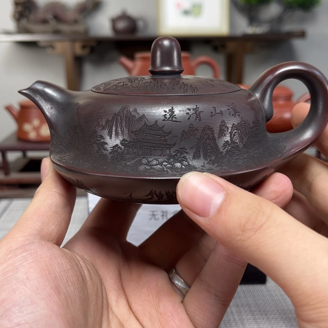 文***茶壶紫砂微瑕处理