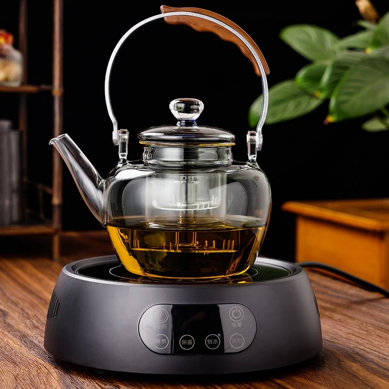 2025新款康米1500W煮茶壶烧水壶电陶炉煮茶器家用大容量