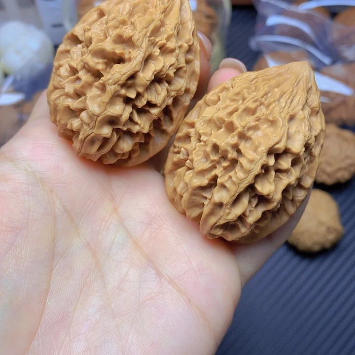 核桃把件 招财鼠41打底