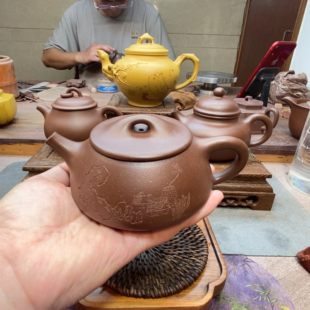茶壶紫砂景舟石瓢（原矿底槽清300cc）