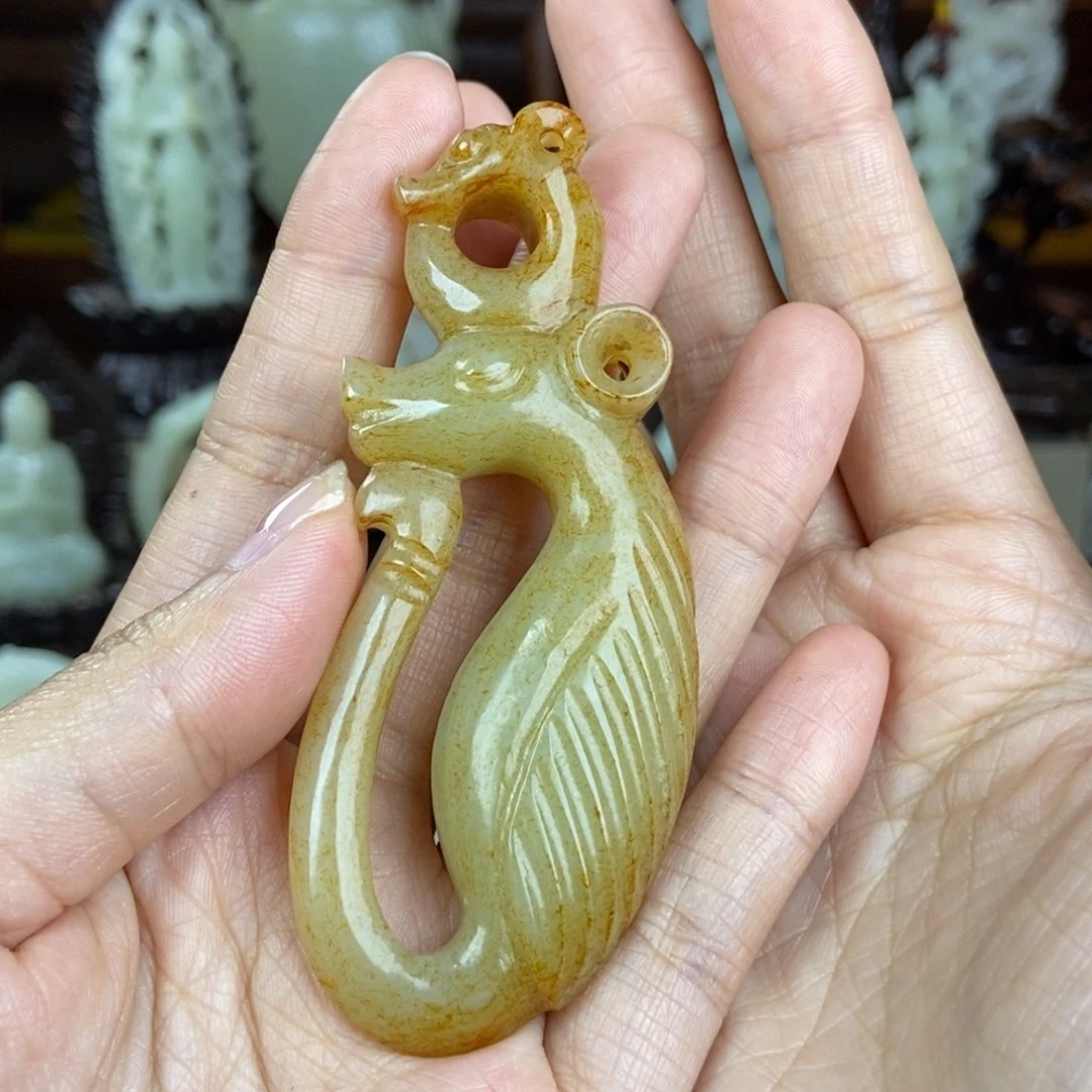 和田玉挂件未镶嵌甜***娃