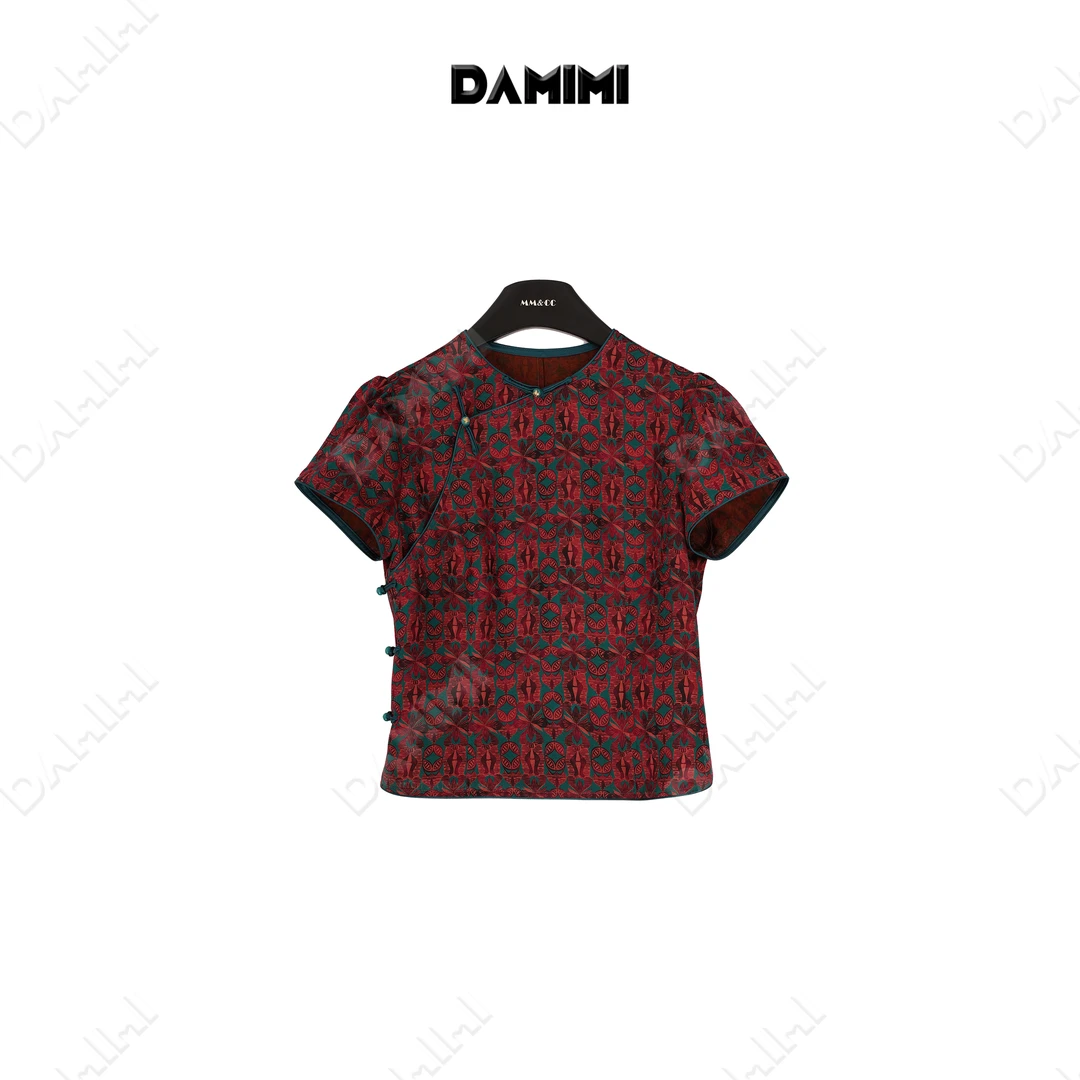 【惊鸿羽】新中式国风复古高定盘扣上衣LYGSY1080