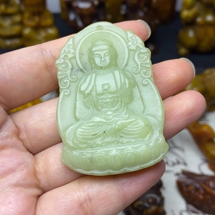 未镶嵌蛇纹石玉颈饰137