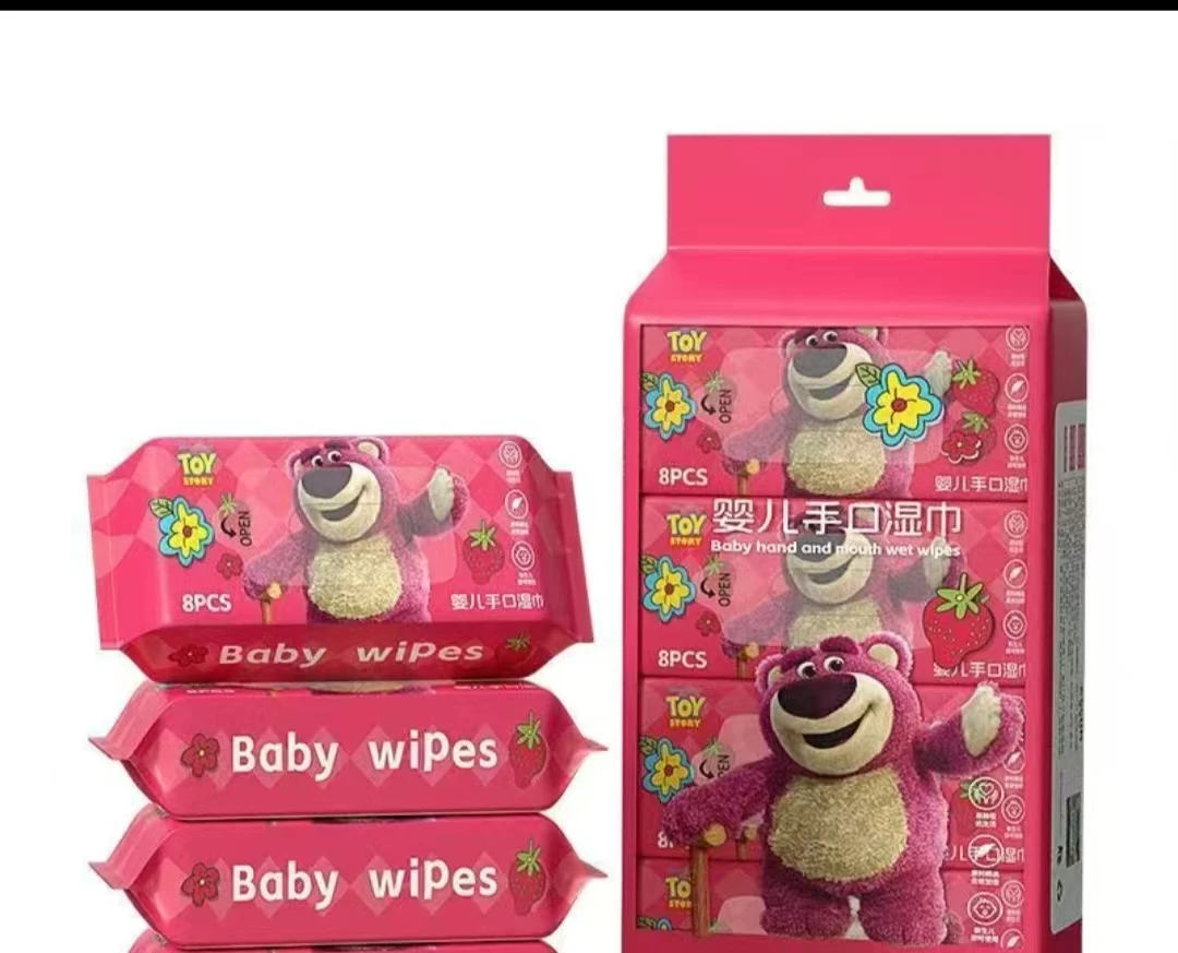 婴儿手口湿巾小包装学生儿童清洁湿纸巾一次性纸巾