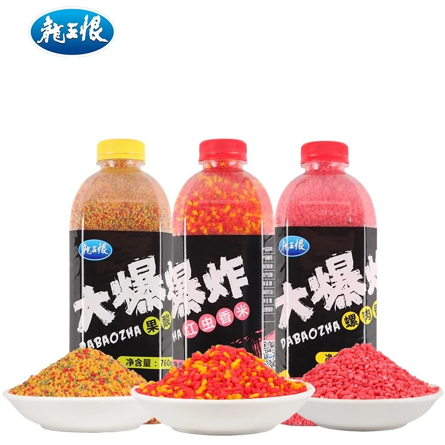 龙王恨爆款酒米窝料果酸香彩小米打窝酒米鲫鱼酒米窝料