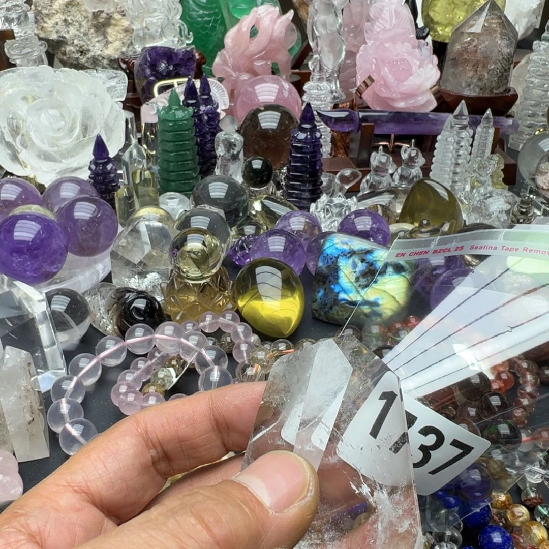 水晶摆件未镶嵌小*总水晶1737