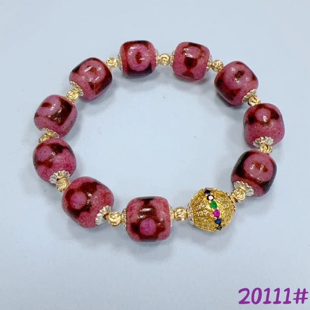 非金属珐琅手链 20111单圈手串 手工轻奢时尚气质百搭多样(发一)