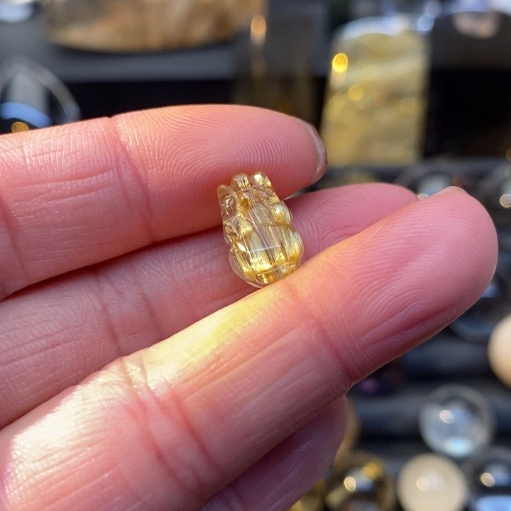 【闪购商品】水晶天然钛晶貔貅银S925镶嵌知****水