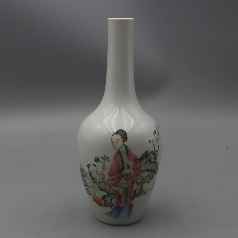 11660瓷器--粉彩人物赏瓶