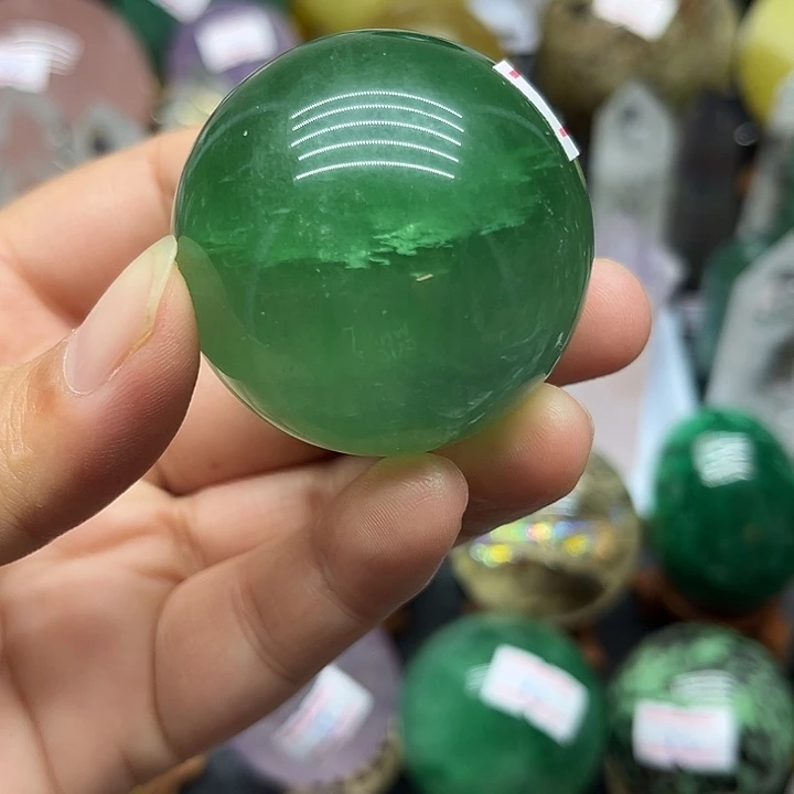萤石150克萤石球未镶嵌