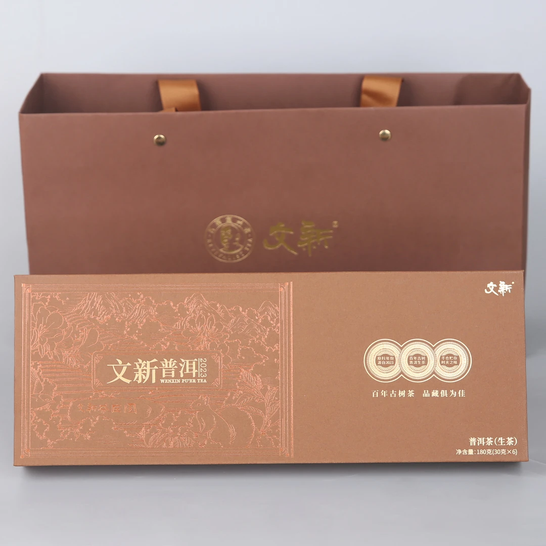 文新2023年普洱茶（生茶）180g