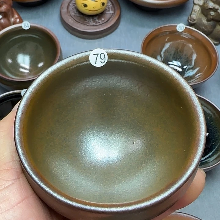 沙***洲茶盏印春堂柴烧建盏