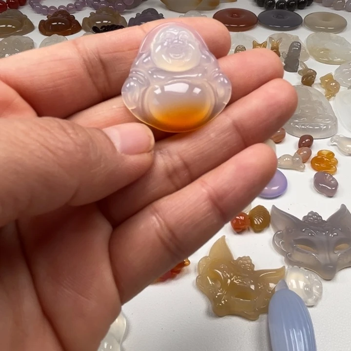 玛瑙/玉髓未镶嵌颈饰