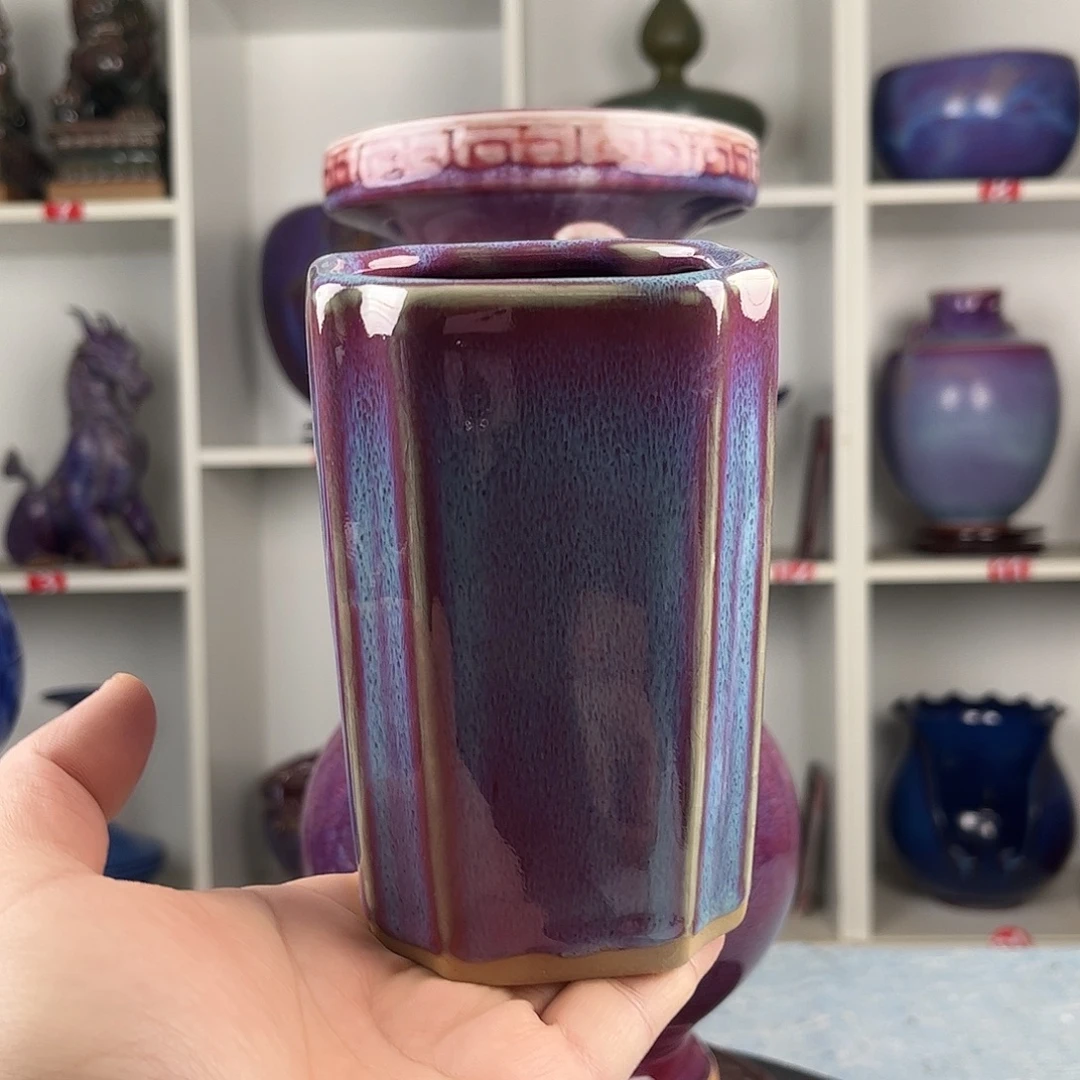 瓷片摆件……笔筒……