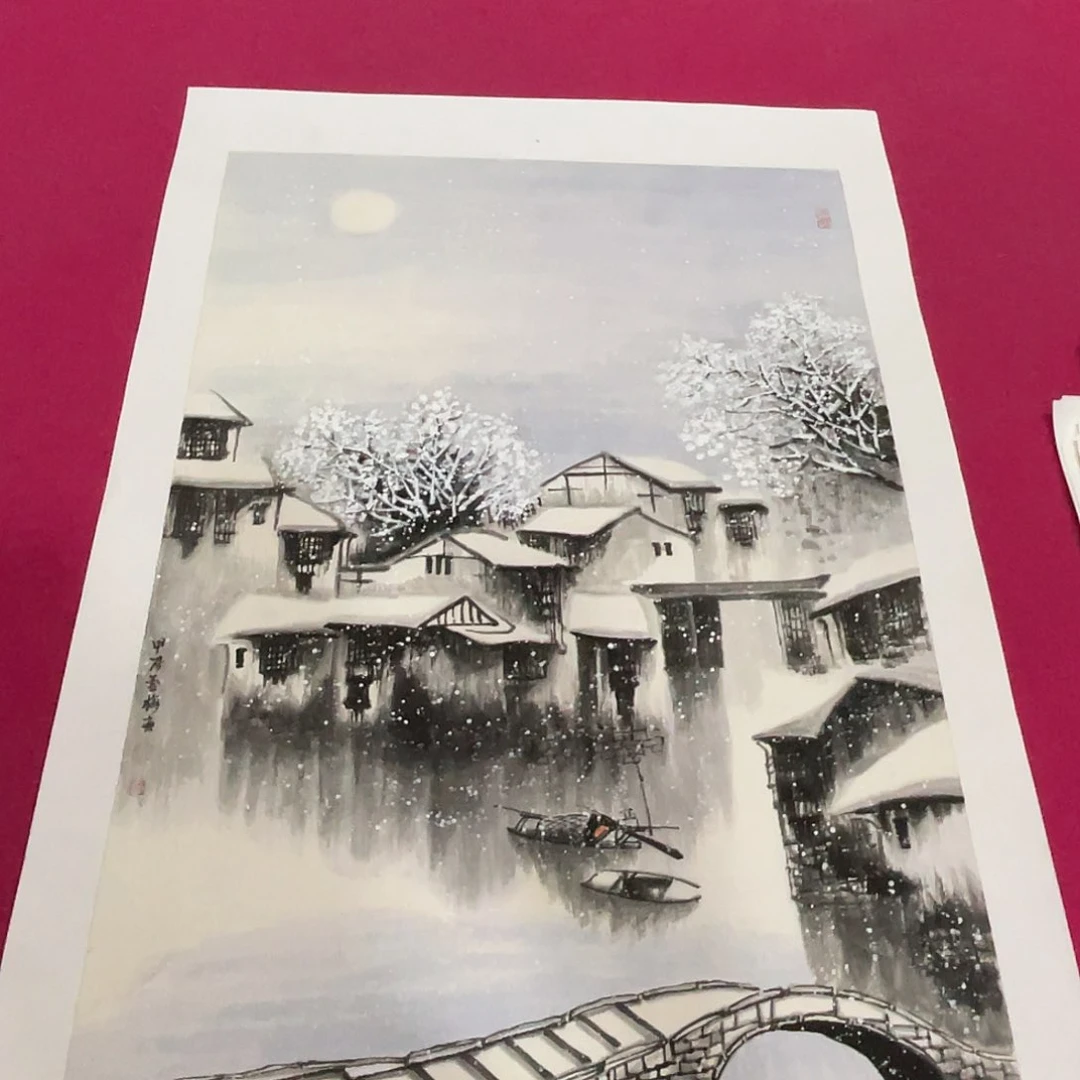 国画2.7平尺国画作品