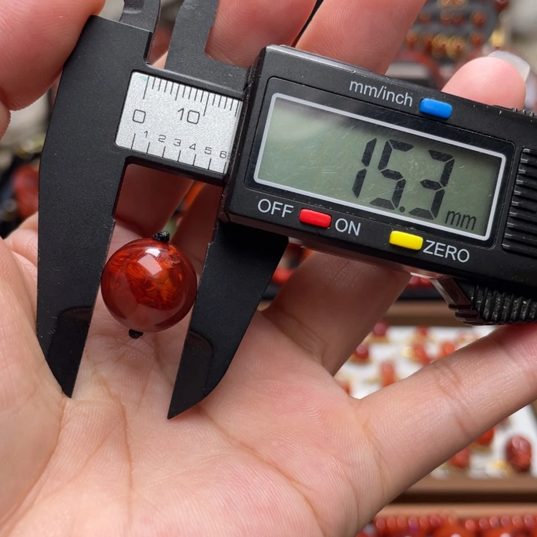 南红玛瑙未镶嵌圆珠