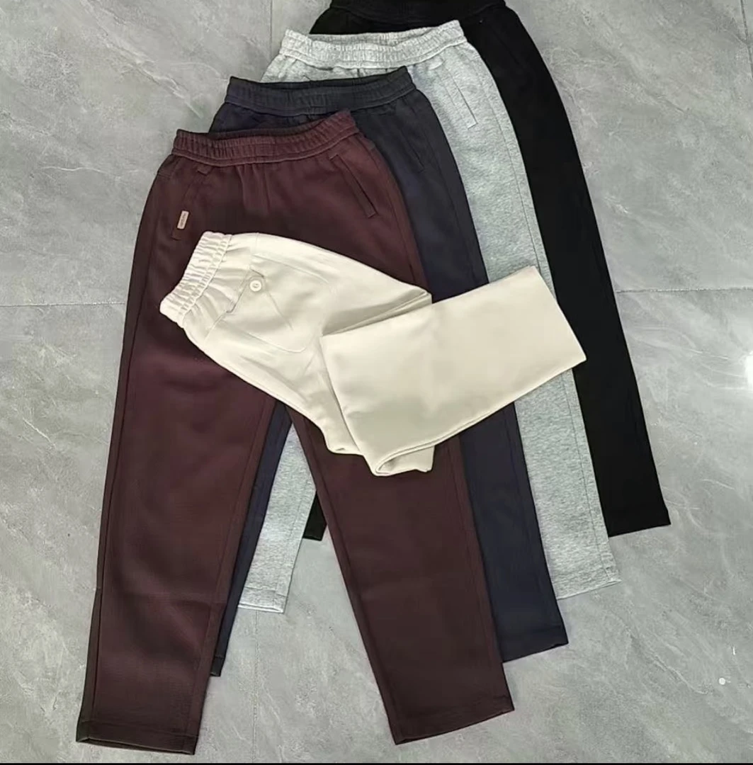 加绒加厚小个子女高腰显瘦冬季保暖小脚裤宽松百搭直筒休闲裤