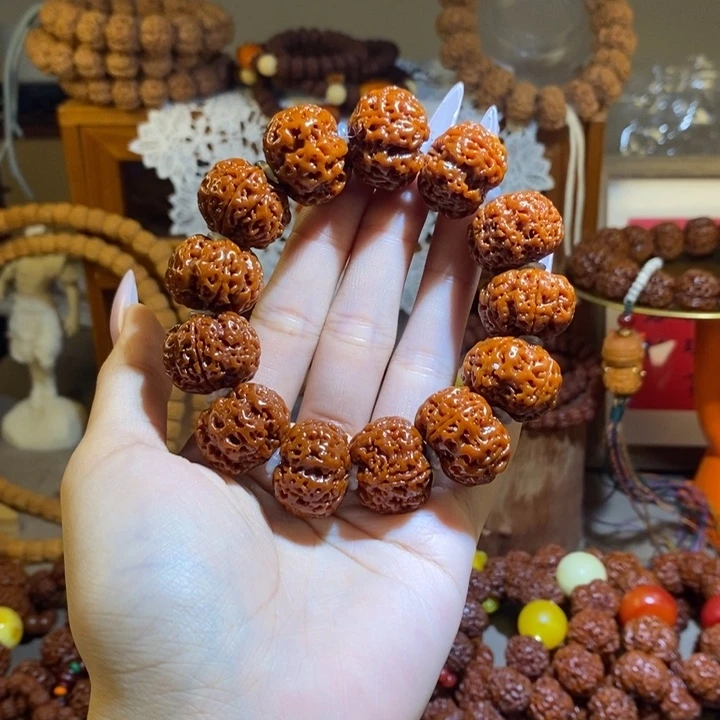 手串金刚菩提225玉华满肉矮桩高货