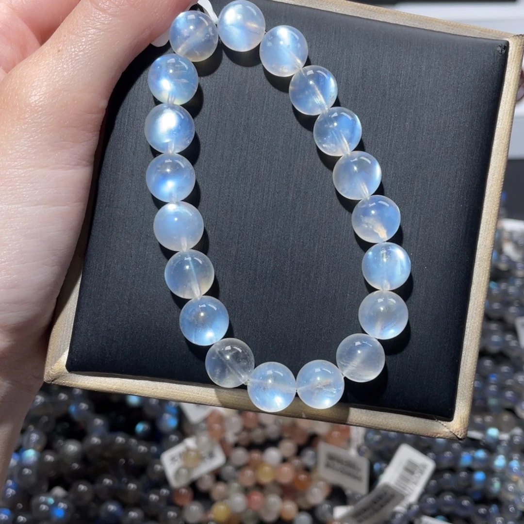 未镶嵌手链长石超级性价比蓝月光10.5mm
