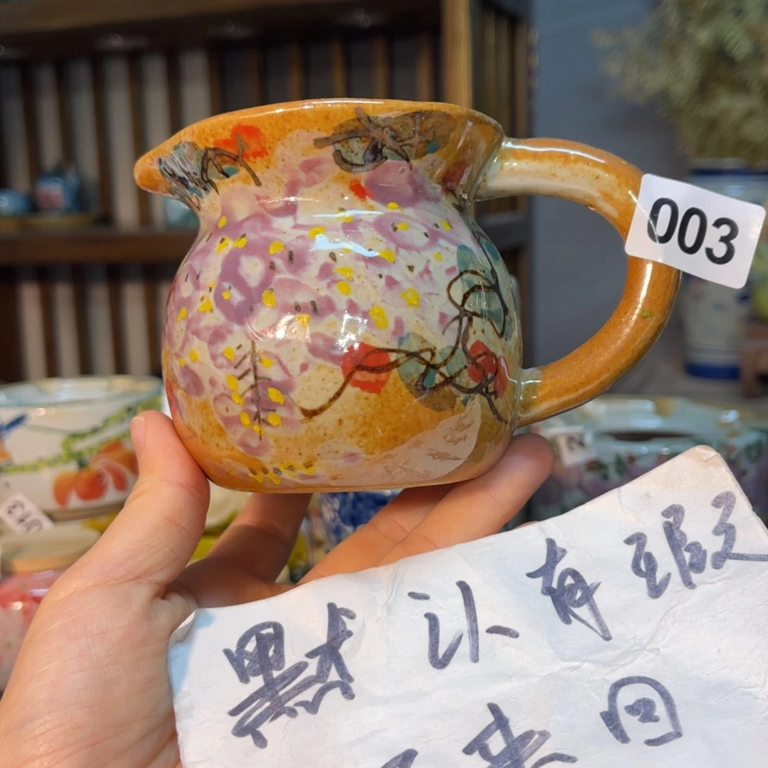 杯素浅陶瓷手工手绘