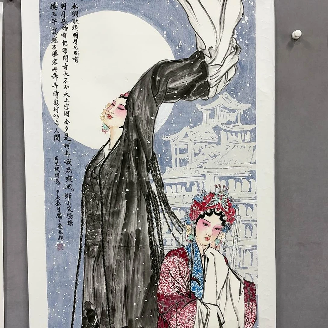国画国画纯手绘作品请放心去藏