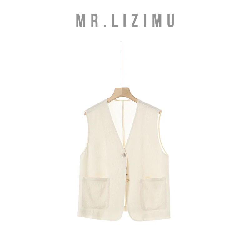 李子木先生百搭时尚外搭马甲女款2025新款「夏日穿搭」马甲D6328