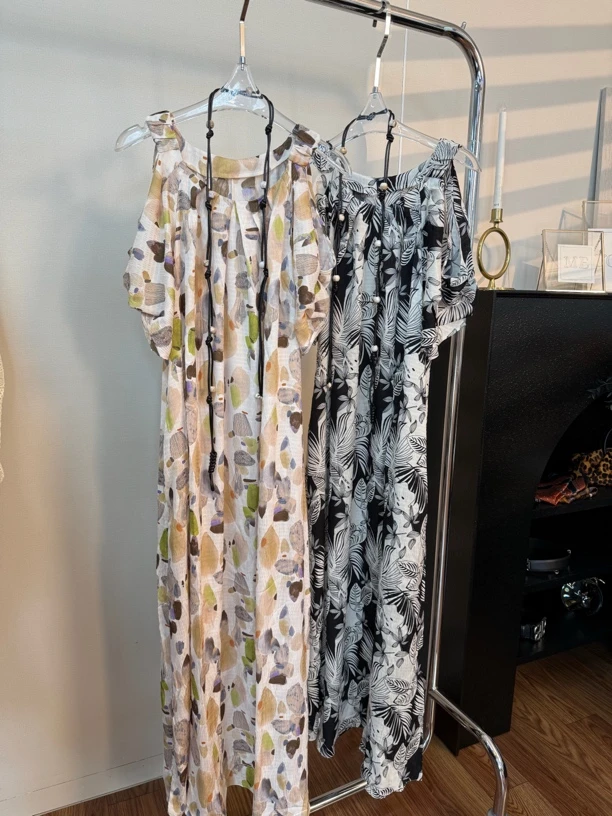 【Show.Ru】独特CHAO好看~泡泡袖露肩两色连衣裙L82802ZZ