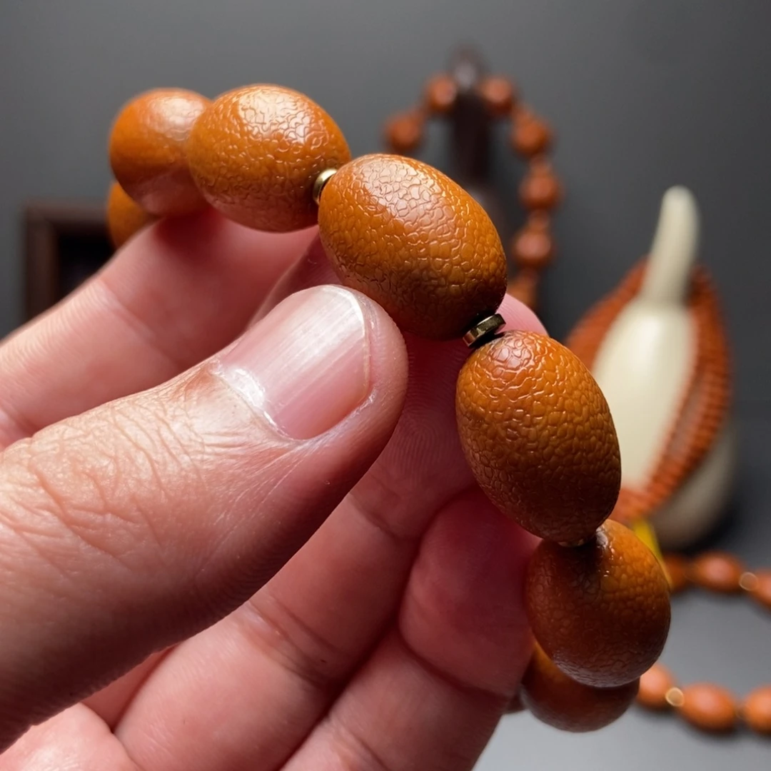 手串/手链橄榄核荔枝纹 苏工 橄榄核