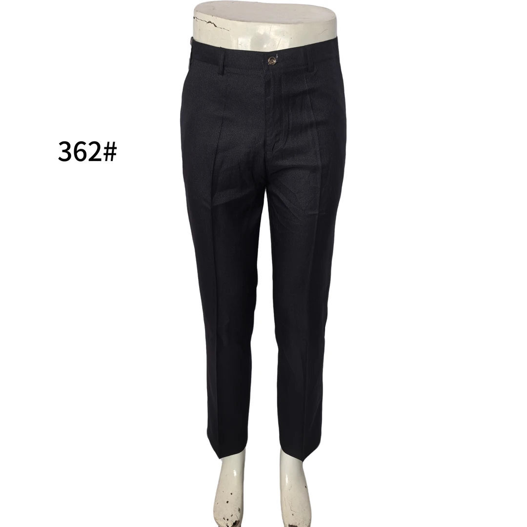 362#水洗薄款潮春夏中腰休闲裤商务格纹男装舒适西装裤直筒
