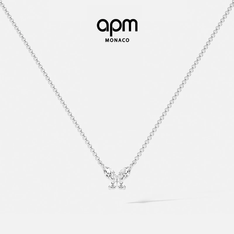 APM Monaco 蝴蝶项链个性饰品明星同款氛围感配饰时尚饰品