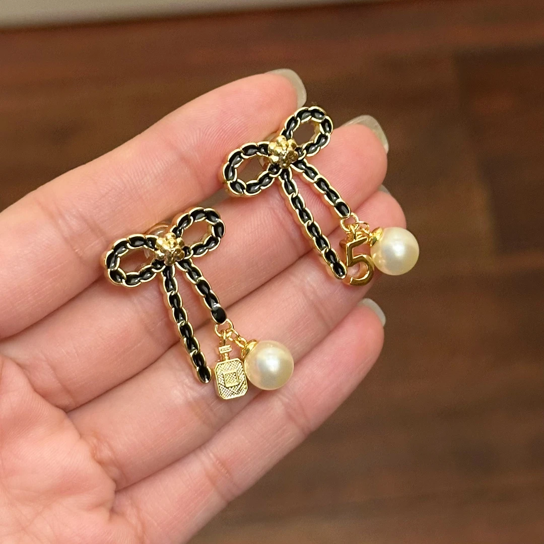 铜合金仿珍珠耳饰 E0517 气质少女手工甜美经典优雅百搭