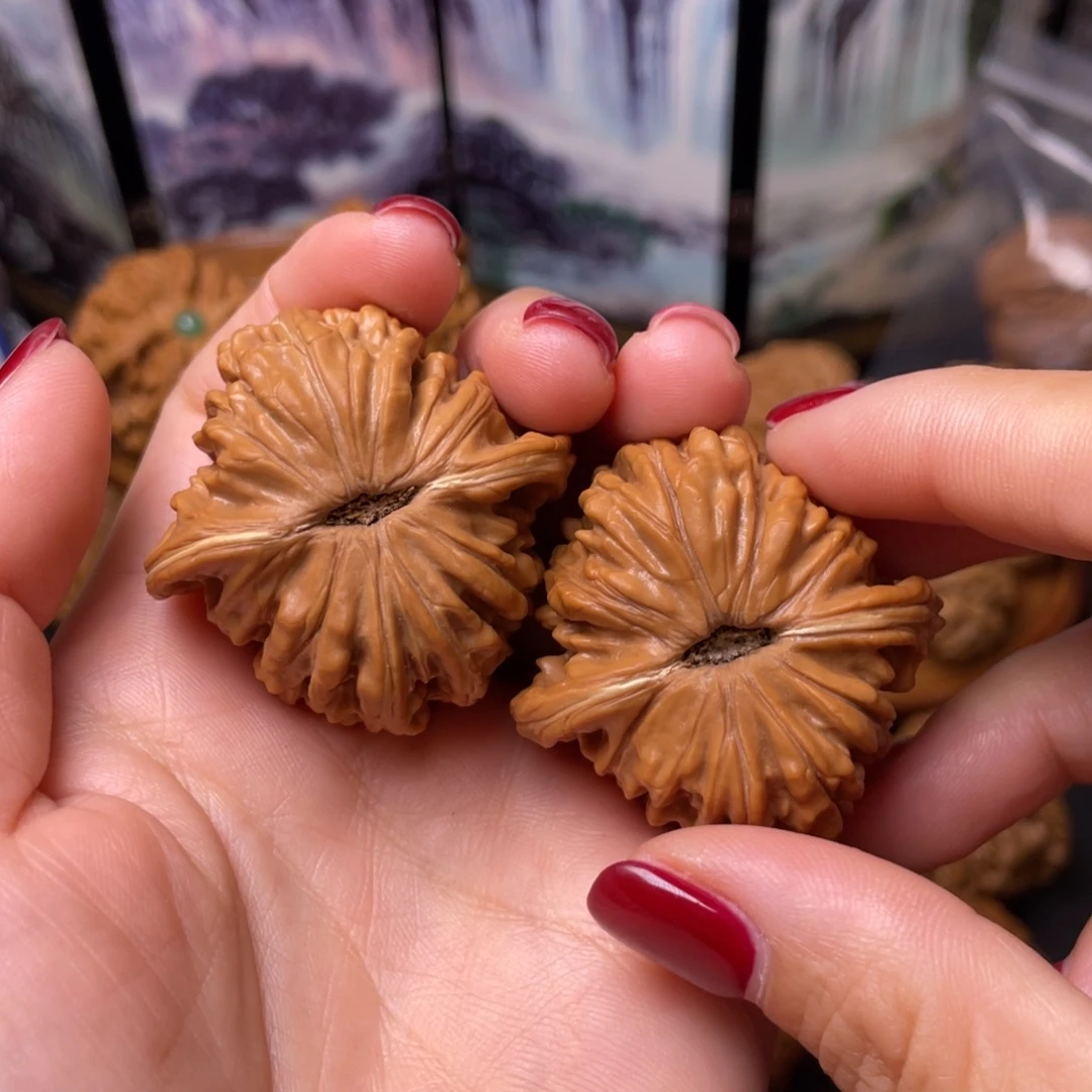 文玩核桃把件41四座楼