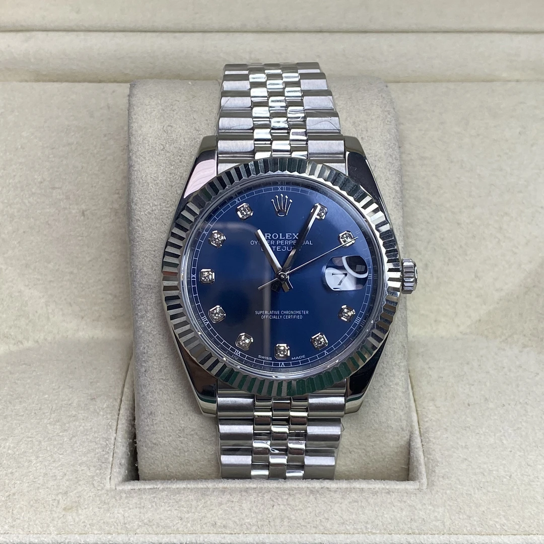 99新 Rolex/劳力士  日志126334/蓝盘原钻/单表/41mm/自动/31877