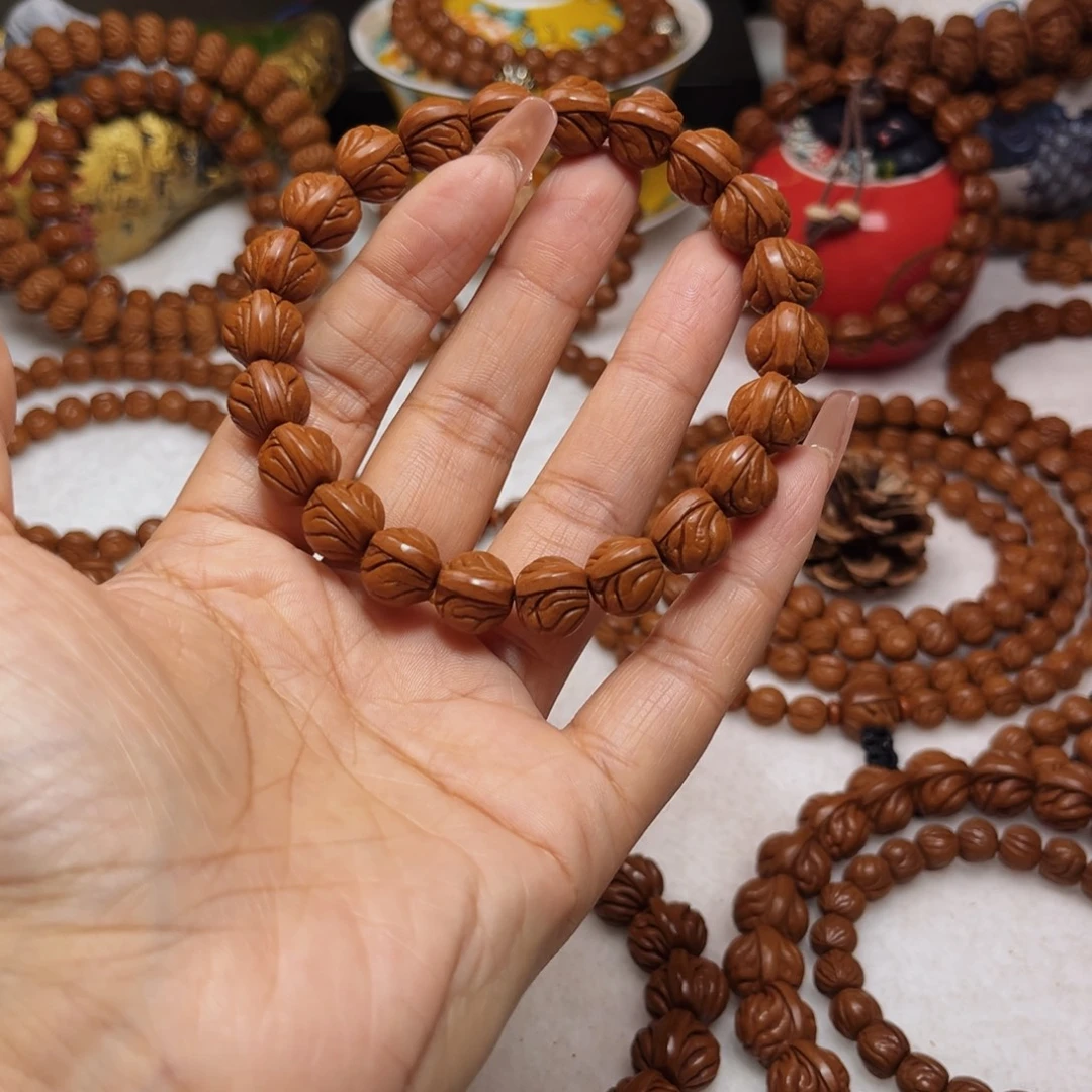 桃核吊坠12精品玉龙脊单圈