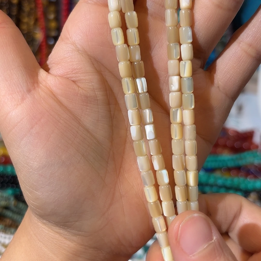 玛瑙/玉髓银S925镀金镶嵌珠宝半成品贝壳4-5一条