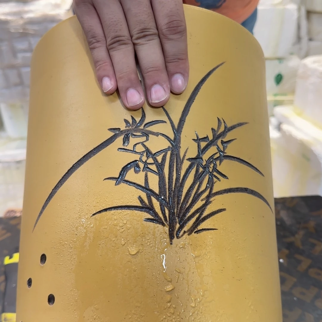 紫砂花盆紫砂紫砂口径17