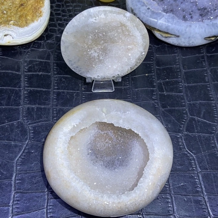 未镶嵌珠宝半成品水晶聚宝盆